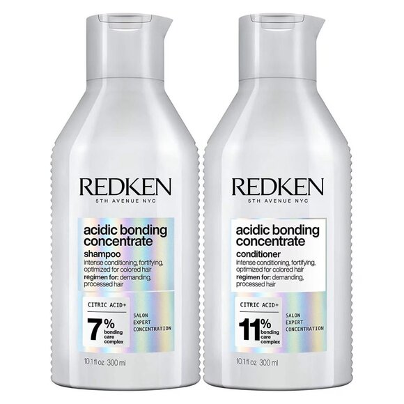 Redkin Acidic Bonding Concentrate Shampoo & Conditioner Set NEW 10.1 Fl Oz EACH - Picture 1 of 1